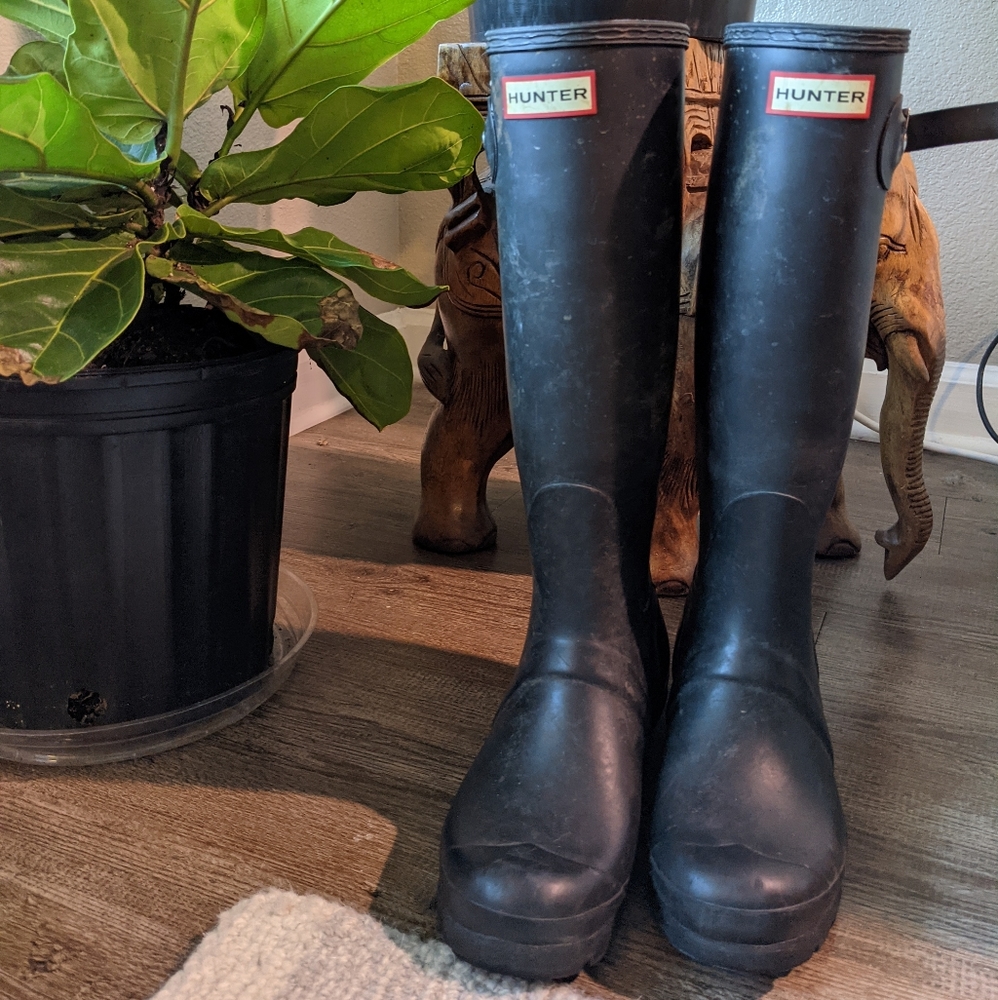 Tall Hunter Rain Boots